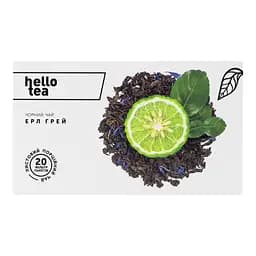 Чай черный Hello Tea Эрл Грей 40 г (20 шт. х 2 г) (930230)