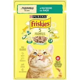 Вологий корм для котів Friskies з качкою у підливі 2.21 кг (26 шт. х 85 г) - мініатюра 2
