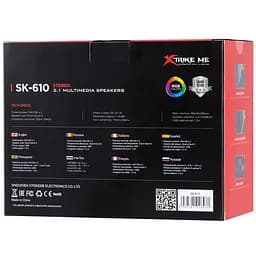 Акустична система 2.1 Xtrike Me SK-610 11 Вт LED USB - мініатюра 5