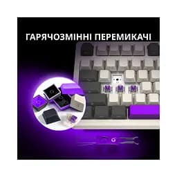 Клавіатура Lorgar KBP70TKLW Wireless TKL Mechanical Pro UA Black/Red (LRG-KBP70TKLW-BK-US) - мініатюра 5
