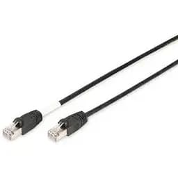 Патч-корд 10м, CAT 6 S-FTP, AWG 27/7, FRPE, outdoor Digitus (DK-1644-100/BL-OD)