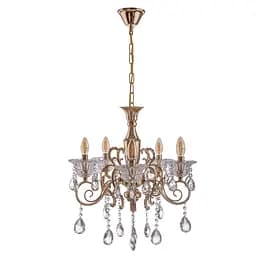 Люстра підвісна Brille кришталева свічка E14 40W (BCL-665S/5)