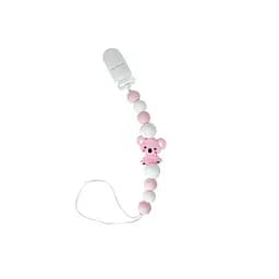 Цепочка для пустышки "Коала" MGZ-0521(Pink) силиконовая