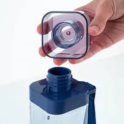 Пляшечка для води Kite квадратна 550 мл блакитна (K24-1209-1) - мініатюра 7