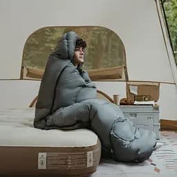 Спальник з капюшоном Naturehike Clear Sky CNK2450WS042, сірий - мініатюра 7