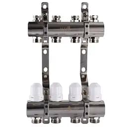 Коллектор с регуляторами и креплением ECO 001С 1″x4 000008834