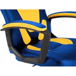 Геймерське дитяче крісло GT Racer X-1414 Blue/Yellow [132243] - мініатюра 7