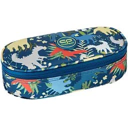 Пенал на блискавці CoolPack Campus, з органайзером, 23x9x5 см, синій (E62533)