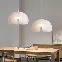 Люстра з білим акриловим абажуром Ø 32х25 см | Line F | Арт. SG41-320