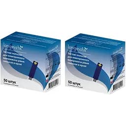 Тест-полоски для глюкометра Longevita 100 шт.