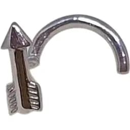 Срібна сережка-пірсинг Астор в ніс. 918-2440Р