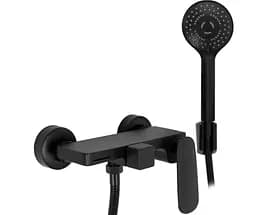 Смеситель для душа Rea Berg настенный black REA-B2040 Черный матовый