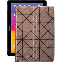 Чехол StatusCASE из экокожи для планшета Prestigio Wize PMT3771 3G Коричневый ромб