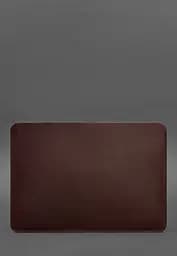Шкіряний чохол BlankNote для MacBook 14 дюйм Бордовий Crazy Horse - мініатюра 4