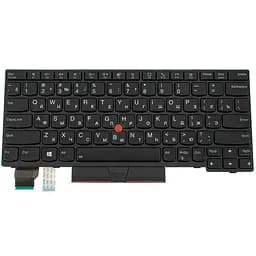 Клавіатура для ноутбука LENOVO (ThinkPad: T14) rus, black, підсвічування клавіш - мініатюра 2