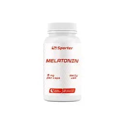 Натуральна добавка Sporter Melatonin 5 mg, 60 капсул
