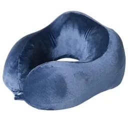 Подушка ортопедична для шиї Ardesto Sleepwell Travel 27х24х14 см піна меморі синій (ART3128NBP)