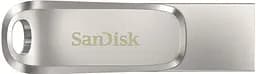 Накопичувач 64GB USB 3.1 Type-A + Type-C Dual Drive Luxe Срібний SanDisk teh0013427 - мініатюра 2