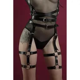 Гартеры Feral Feelings - Garter, натуральная кожа