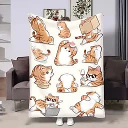 Плед 3D Котики муркотики 4437_A 17961 160х200 см