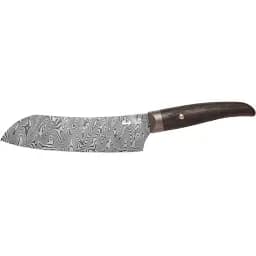 Ніж кухонний Due Cigni "Coquus" Santoku Damask 180 мм