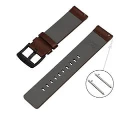 Шкіряний ремінець Primo Classic для годинника Motorola Moto 360 2nd gen (42 мм ) Coffee - мініатюра 4