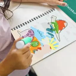 Набір водних розмальовок DoDo Toys Динозаври 300310 з маркером для води - мініатюра 2