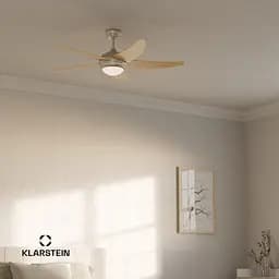 Стельовий вентилятор Klarstein Bolero Smart 55 Вт Бежевий (10046058) - мініатюра 6