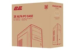 2E Корпус Alfa E1802 без БЖ 4xUSB3.0, VGA 320мм, ATX, чорний - мініатюра 4