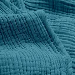 Комплект постільної білизни Cosas Ocean Євро муслін смарагдовий (Muslin_50Ocean_El-50Ocean_200) - мініатюра 12