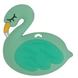 Прорізувач для зубів Lindo Фламінго, зелений (LI 328-51)