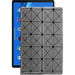 Чохол StatusCASE з екошкіри для планшету Lenovo Tab M10 Plus FHD LTE Сірий ромб