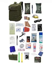 Укомплектований медичний тактичний рюкзак №1 темно-зелений