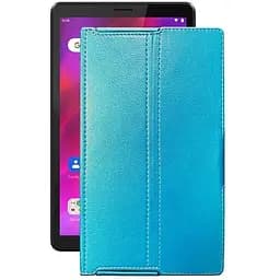 Чохол StatusCASE з екошкіри для планшету Lenovo Tab M7 (3rd Gen) Блакитний