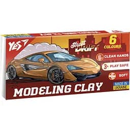 Пластилин Yes Drift King 6 цветов 120 г (540654)