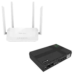 Комплект ИБП VIA Energy Mini UPS + беспроводной маршрутизатор Ruijie RG-EW1200 (99-00013435)