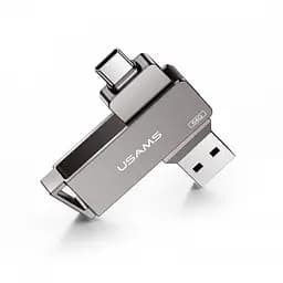 Флешка подвійна USAMS 16 GB металева Type-C OTG USB 3.0 (US-ZB198) - мініатюра 2