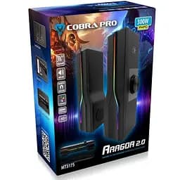 Акустична система 2.0 Media-Tech Soundbar з Bluetooth ARAGOR 8Вт., RGB Light (MT3175) - мініатюра 2