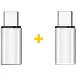 Переходник Lightning F to USB-C M 2PCS silver XoKo (XK-AC025-SL2)