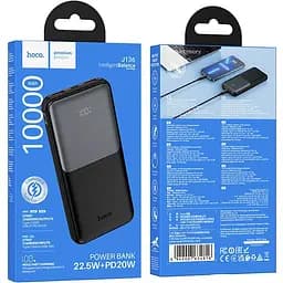 Зовнішній акумулятор Hoco J136 Sirui 10000mAh 22.5W Black [634816] [127723] - мініатюра 5