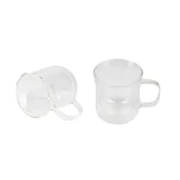 Набор стеклянных чашек Bergner Coffee & tea lovers 230 мл 2 шт (BG-20115-MM)