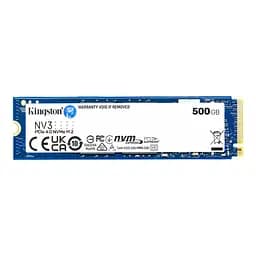 SSD накопичувач 500GB M.2 NVMe Kingston NV3 M.2 2280 PCIe Gen4.0 x4 (SNV3S/500G)