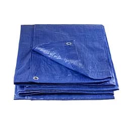 Тент тарпаулиновый Polax 8 x 10м, 45 г/м, с люверсами, двусторонняя ламинация (70-104)