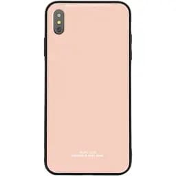 Чохол-накладка Toto Pure Glass Case Apple iPhone XS Max Pink
