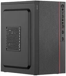 Корпус TeamX TMX03 з БЖ 2E ATX500W 2xUSB3.0 1x80мм VGA 220мм mATX чорний 2E teh0018903