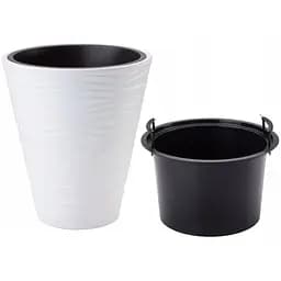 Горщик для квітів Form-Plastic Sahara-40 32 л білий (2722-011)