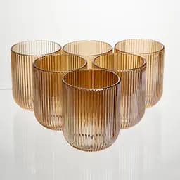 Склянка HP-19-207Набір склянок 6 штук 250 мл для лимонадів соку води коктейлів склянки скляні для напоїв Yiwu HP-19-196