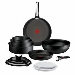 Tefal Набір посуду Tefal Ingenio Excellence+, 13 предметів, алюміній, нержавіюча сталь, бакеліт, чорний - мініатюра 2