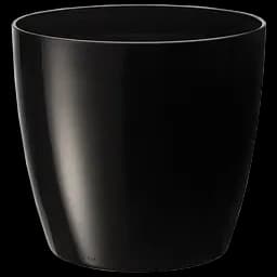 Уцінка. Горщик для квітів Serinova Ruby, 33 л, чорний (YK06-Siyah)