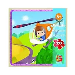 Детский пазл "Транспорт" G-Toys LT06, 20 элементов